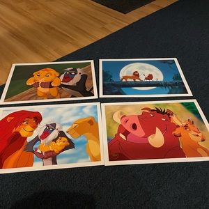 Lion king lithographs